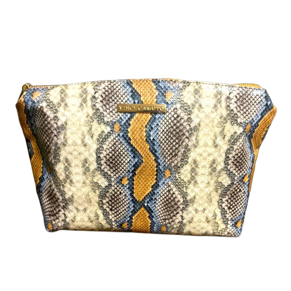 NWT Vince Camuto Large Snakeskin Pattern Pouch/Clutch